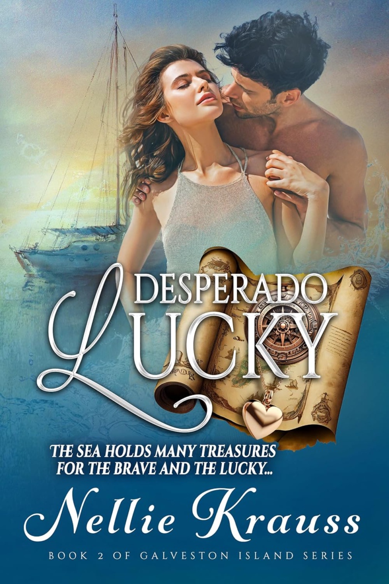 Cover of Desperado Lucky: A contemporary age-gap romance (Galveston Island Series Book 2)