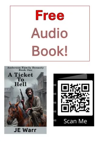 Free audiobook offer: A Ticket to Hell — scan the QR code to listen